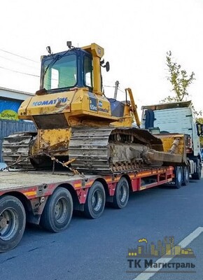 Грузоперевозки тралом на строительный объект