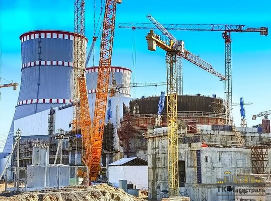 Негабаритные перевозки на Ленинградскую АЭС-2