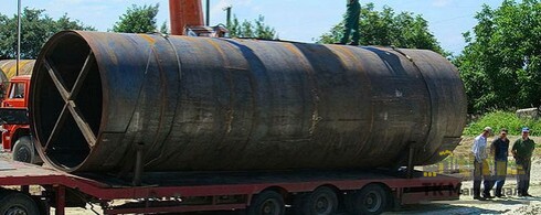 Перевозки резервуаров на трале